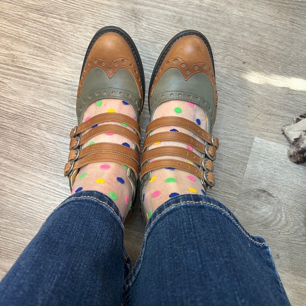Stylish Brown and Gray Women's Shoes